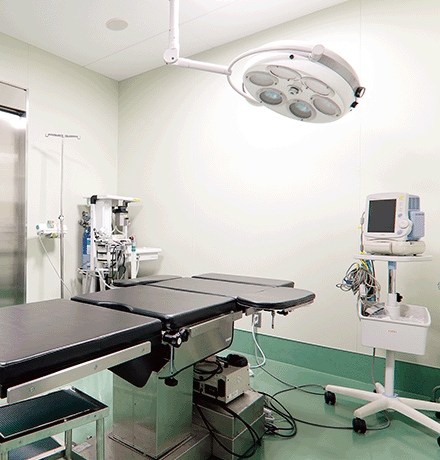 清潔に保たれた施術環境